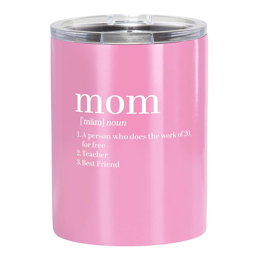 Mom Definition - Stainless Rocks Glass - 12 oz