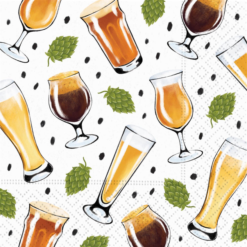 Perfect Pairings Beer Beverage Napkin - 20 count