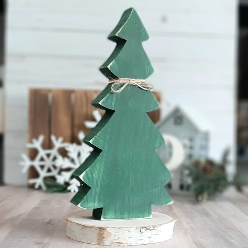 Wooden Pine Tree
