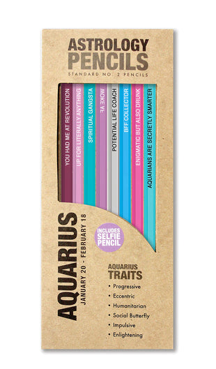 SALE! Funny, Unique Astrology Pencil Sets
