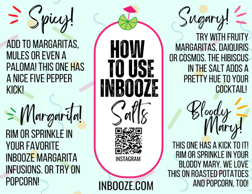 Cocktail Salt Gift Set Quad - A great gift for craft cocktail lovers