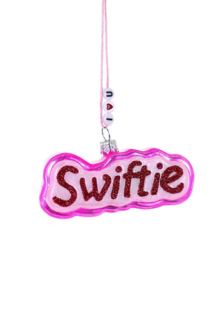 Swiftie  Glittery Holiday Ornament - Taylor Swift Gift