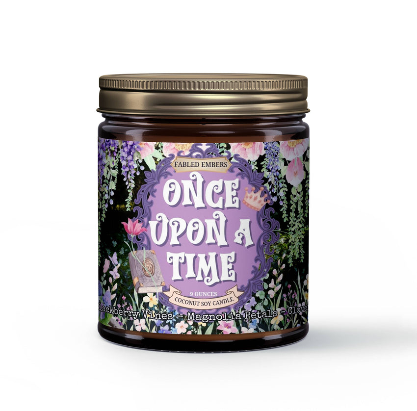 ONCE UPON A TIME 9 oz Bookish Candle | Coconut Soy