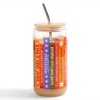 Stars Hollow Books Glass Can