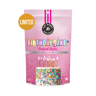 Birthday Cake Seasoned Pretzels (Limited Edition) 7.5oz