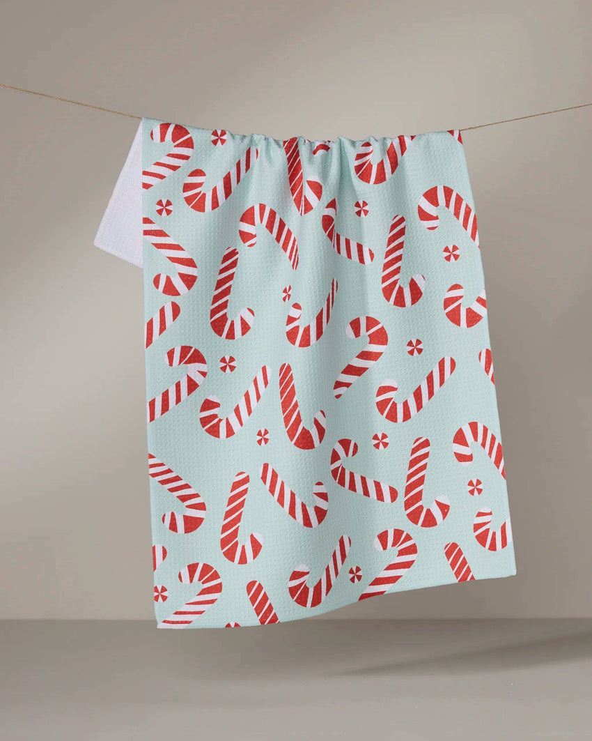 Peppermint Twist Tea Towel