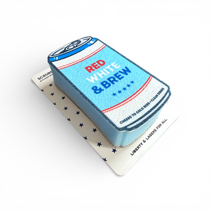Beer Scrubbly - Patriotic Blue