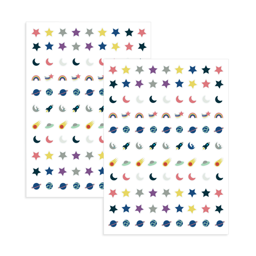 Luna Nail Sticker - 2 sheets