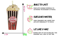 Party Rock | Popcorn Glass Ornament