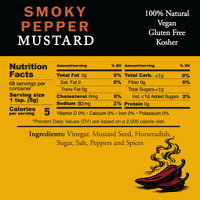 Smoky Pepper Mustard 12 oz  Squeeze