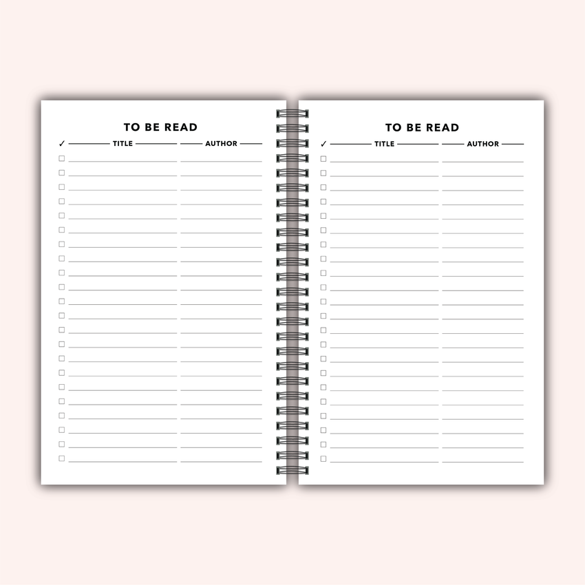 Books / Happy Place Reading Journal | Book Review Tracker