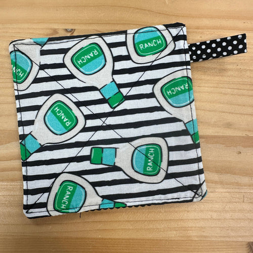Ranch Dressing Print Fabric Jar Opener For Your Kitchen