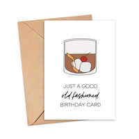 Just an Old Fashioned Birthday Card