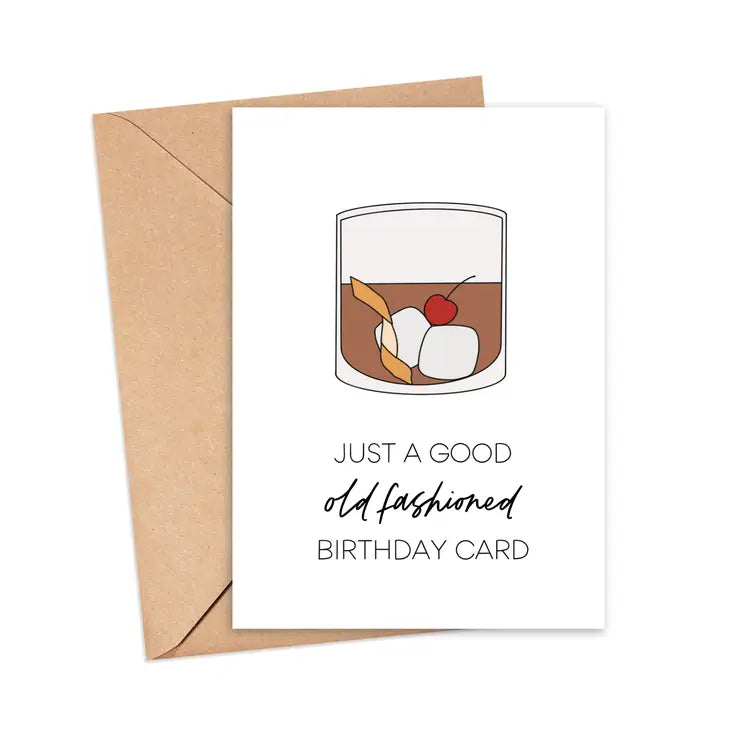 Just an Old Fashioned Birthday Card