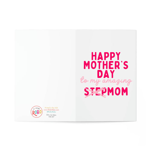 Stepmom Funny Mothers Day Card Step Mom Mothers Day Gifts