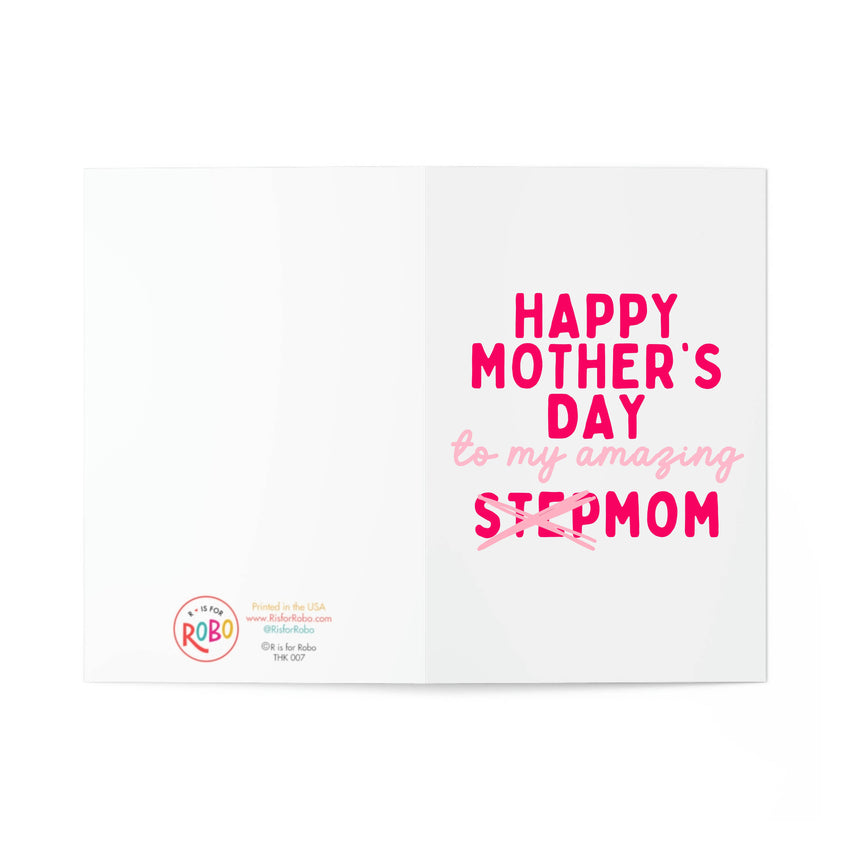 Stepmom Funny Mothers Day Card Step Mom Mothers Day Gifts
