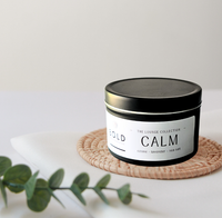 CALM - Ozone + Lavender + Sea Salt- 6 oz. Soy Candle Tin