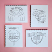 Mental Health Coloring Book | Self-Care and Emotions