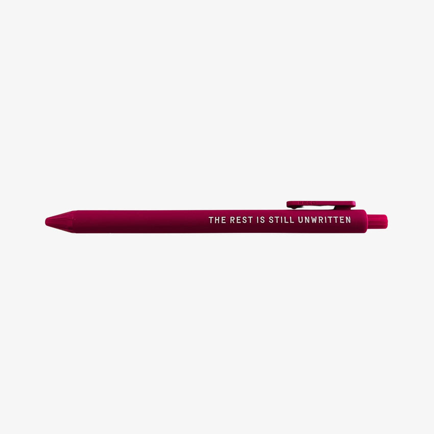 The Rest Is Still Unwritten Gel Pen | Pop Culture Gifts