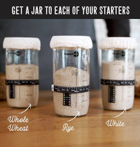 KneadAce® 24oz Sourdough Starter Jar