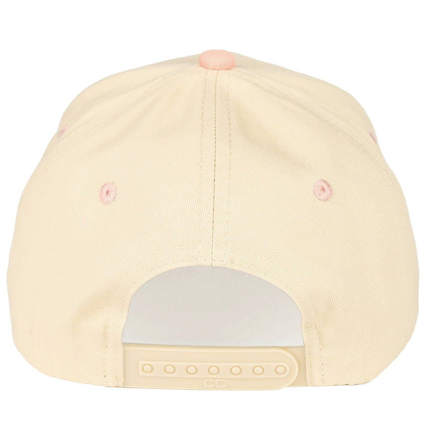 BEACHIN' Letter Embroidered on Two Tone Trucker Hat