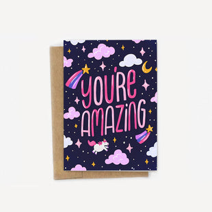 You're Amazing Unicorn Card