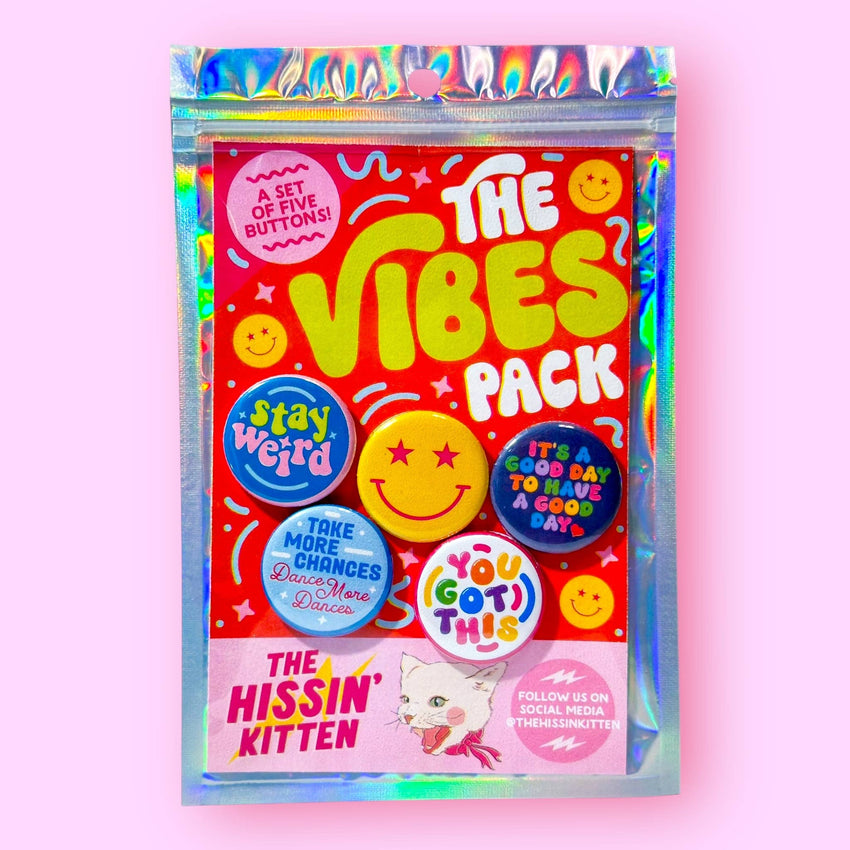 The Vibes Pack (Buttons or Magnets!)