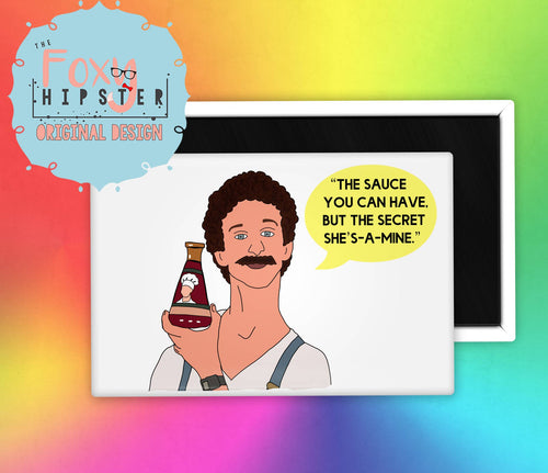 Saved by the Bell Screech Secret Sauce Fridge Magnet