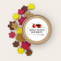 Apple Maple Bourbon Soy Wax Melts 2.5oz Jar Handmade