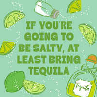 Funny Margarita Cocktail Napkins | Salty Bring Tequila