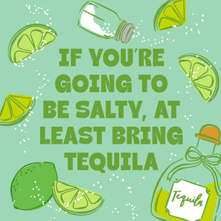 Funny Margarita Cocktail Napkins | Salty Bring Tequila