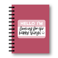 Hello / Happy Things | Mini Daily Gratitude Journal