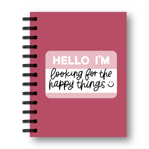 Hello / Happy Things | Mini Daily Gratitude Journal