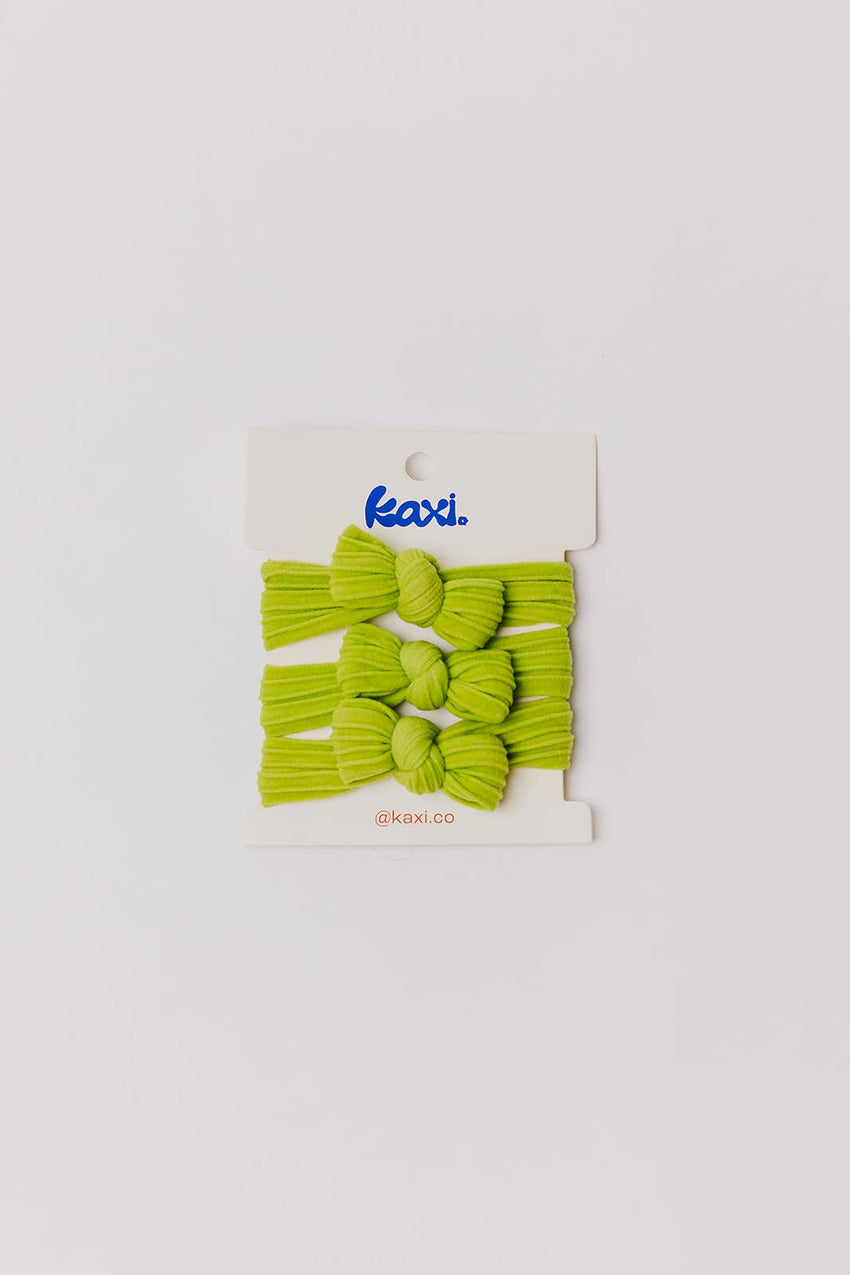 KAXI Bow Hair Ties — No-Damage Nylon Hair Ties