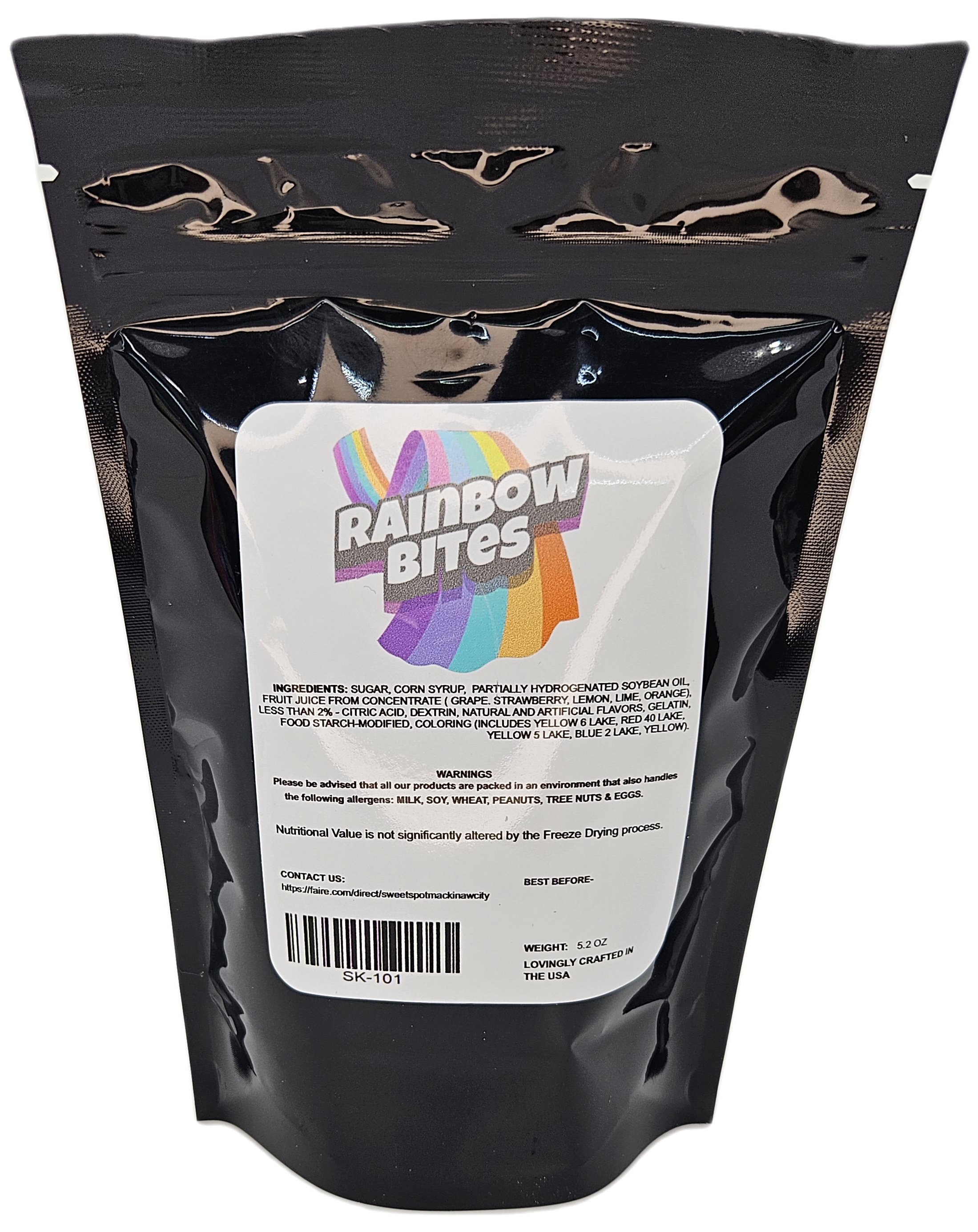 Freeze Dried Skittles 5.2 oz - Made in Michigan!