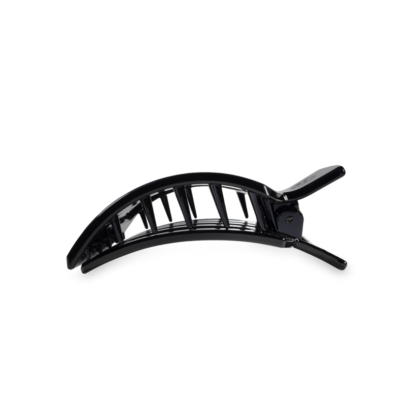 Square Flat Hair Clip | Small | Jet Black