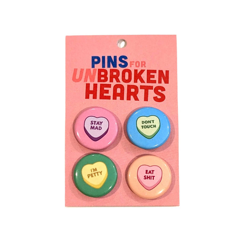 Button - Stay Mad (Pins for Unbroken Hearts)