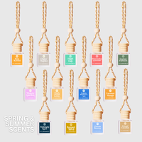Car Diffusers | Spring & Summer Scents: Individual Mylar Bag / Peach Mango Bellini