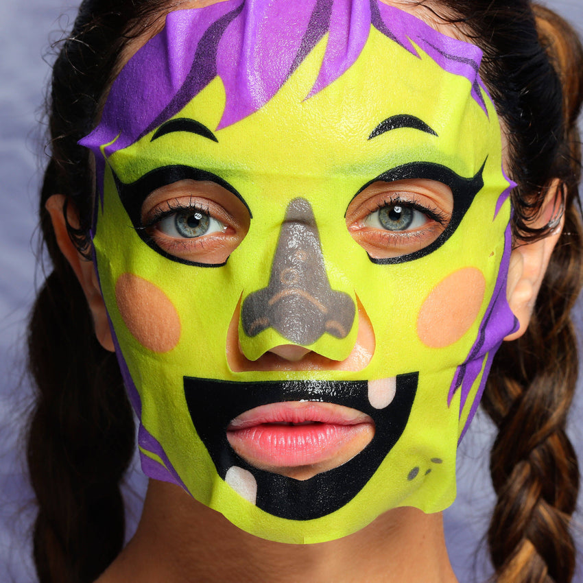 Boo Basket Gift | Hocus Glow-cus Glowing Witch Halloween Face Mask