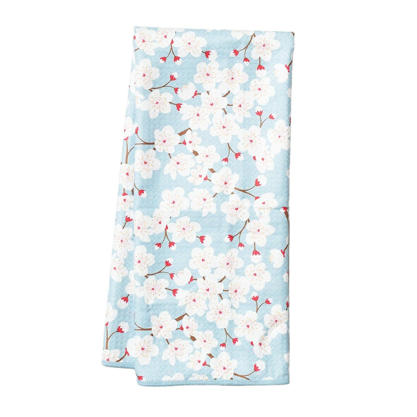 Anywhere Towel Reversible - Cherry Blossom Spring Pattern