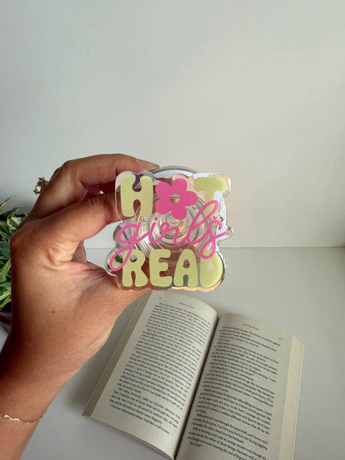 Hot Girls Read Kindle Grip - Bookish Gift & E-Reader Accessory