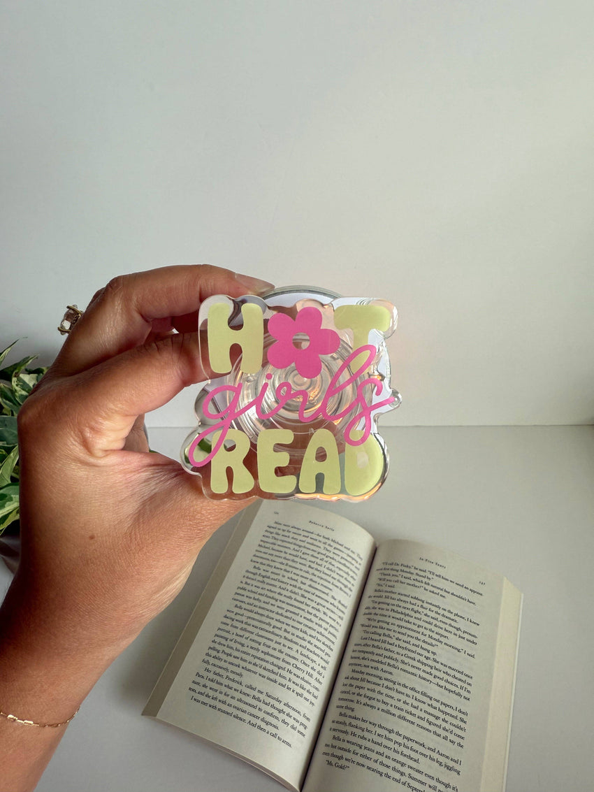 Hot Girls Read Kindle Grip - Bookish Gift & E-Reader Accessory