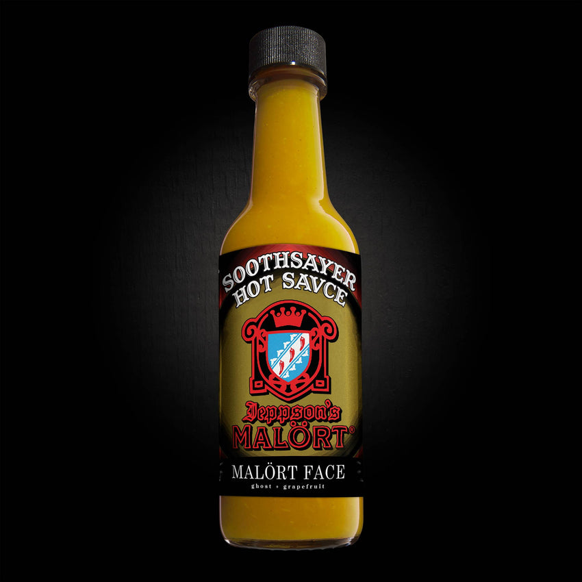 Malort Face - Grapefruit & Yellow Ghost Pepper Hot Sauce
