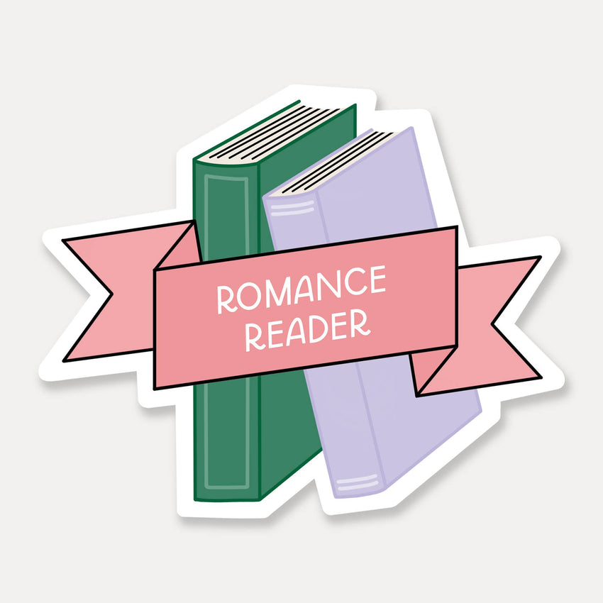 Romance Reader Sticker | Bookish Vinyl Stickers, Smut Books