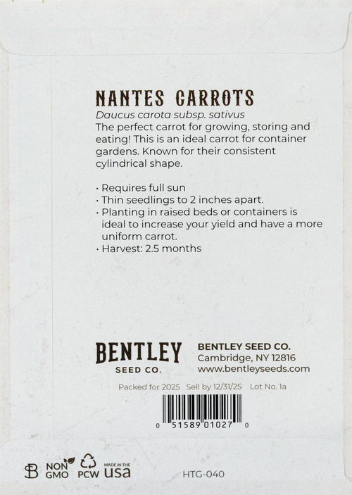 For the Garden | Seed Packets Carrot-Nantes 1870