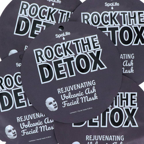 Sheet Face Mask | Rock the Detox Rejuvenating Volcanic Ash Facial Mask