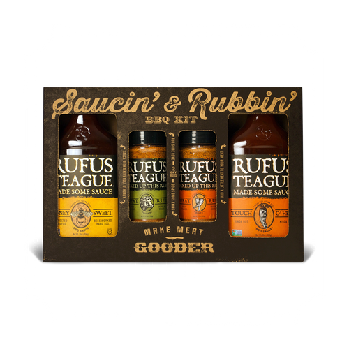 Saucin' & Rubbin' KIT (4 pack) - Easy Father's Day Gift!