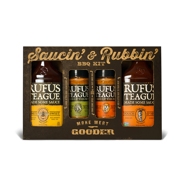 Saucin' & Rubbin' KIT (4 pack) - Easy Father's Day Gift!