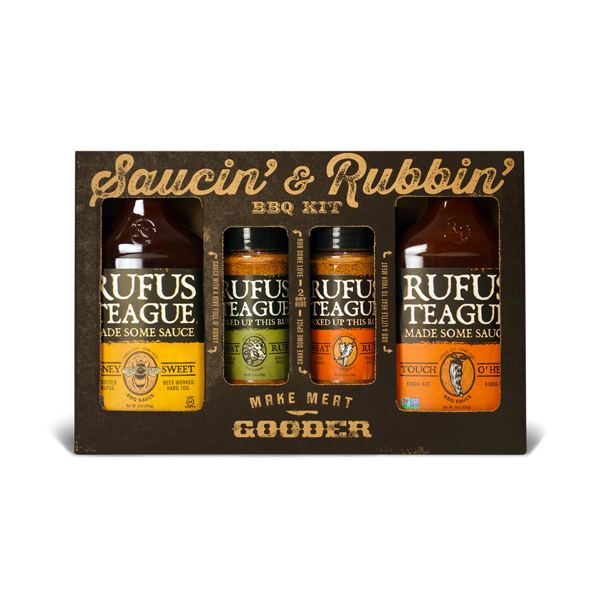 Saucin' & Rubbin' KIT (4 pack) - Easy Father's Day Gift!