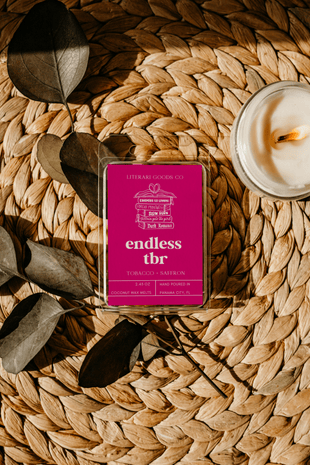 Pink Bookish Wax Melts - Romance Bookstore Gift -Endless TBR